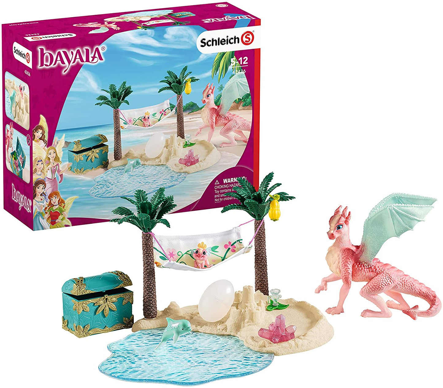 Schleich Dragon Island With Treasure