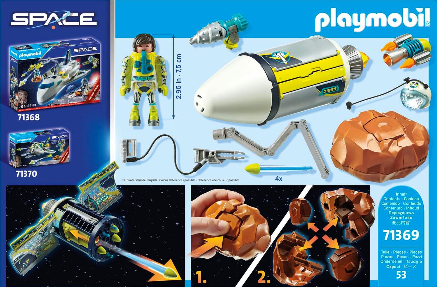 Playmobil 71369 Space Meteoroid Destroyer Promo Pack