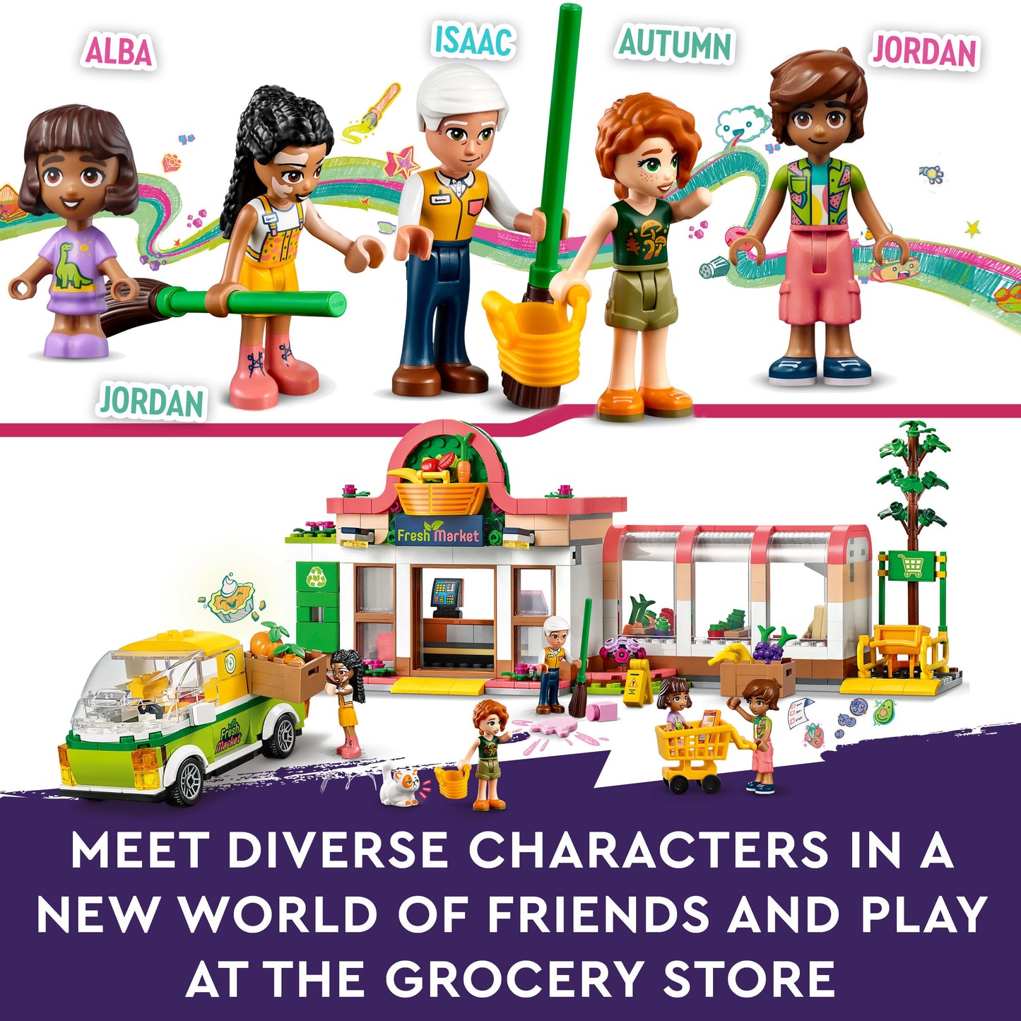 Lego Friends 41729 Organic Grocery Store (C)