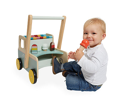 Janod Ice Cream Cart Push-Along Trolley