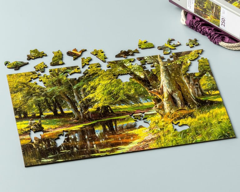 Wentworth Wooden Puzzles Summer's Day at the Forest Stream - Maxi 250 Pieces
