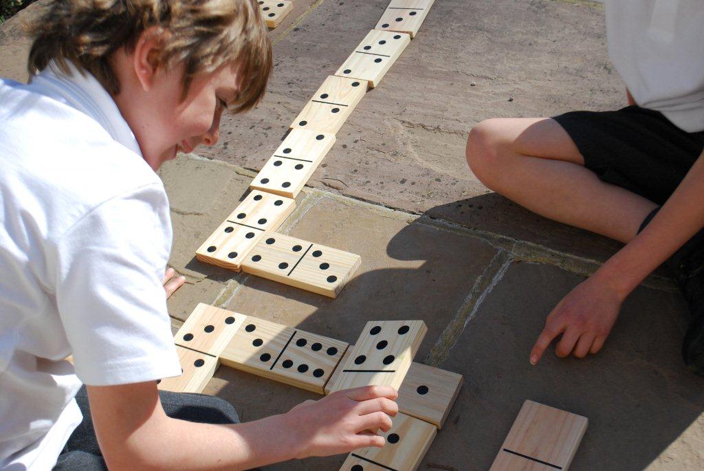 TickiT Wooden Dominoes 7.5X15X1.5Cm