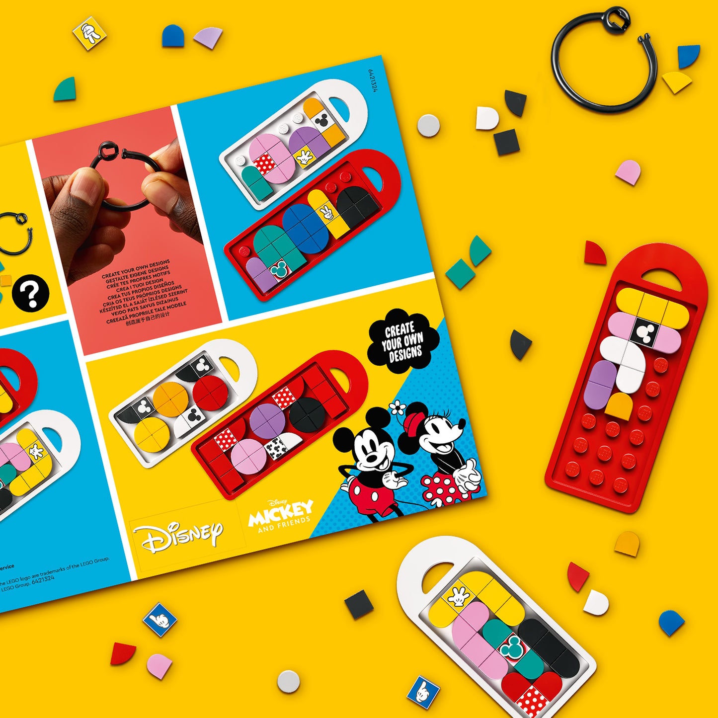LEGO DOTS 41964 Mickey Mouse & Minnie Mouse Back-to-School Project Box (R)