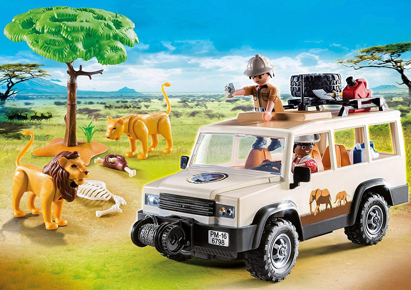 Playmobil Wild Life 6798 Safari Truck with Lions (D)