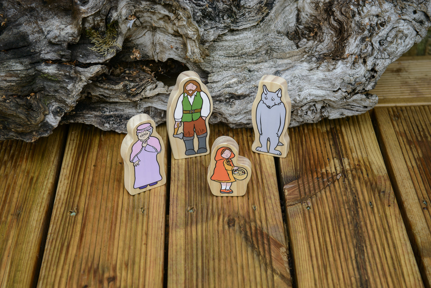 Yellow Door Little Red Riding Hood Wooden Characters