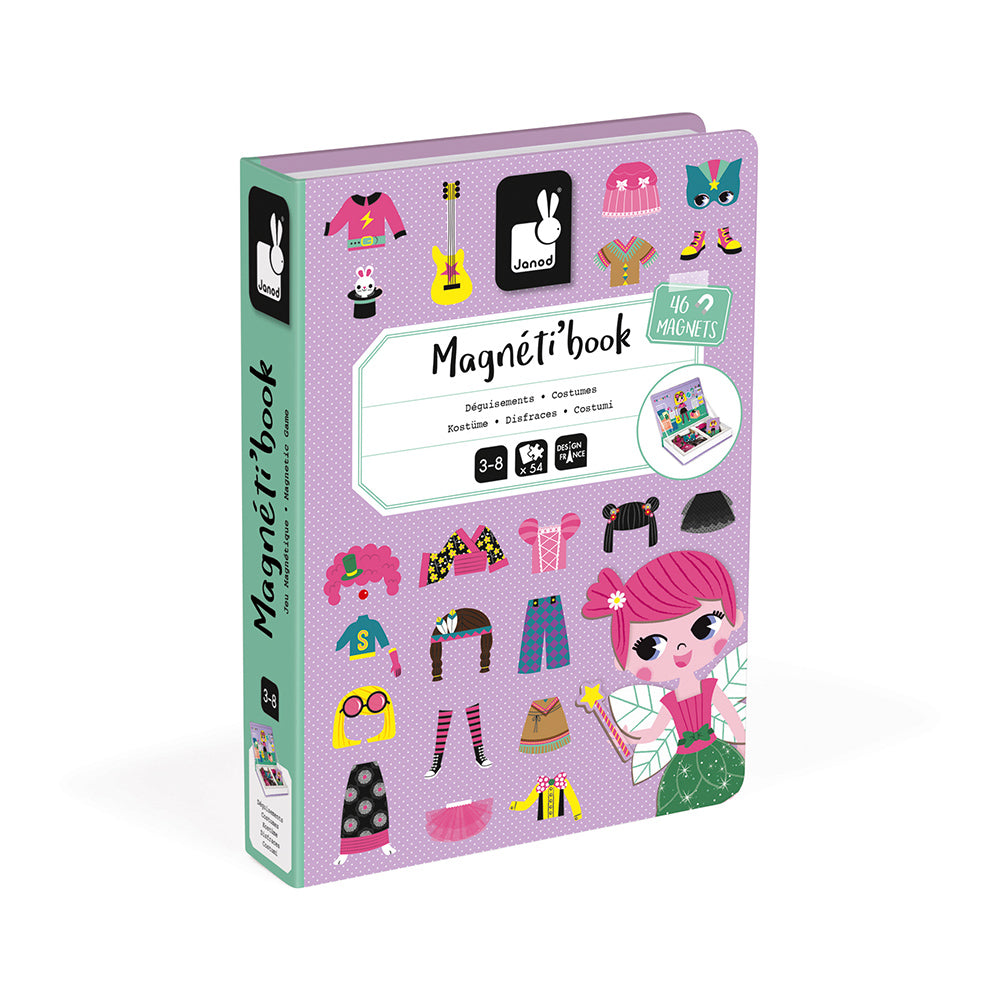 Janod Girl's Costumes Magneti'book