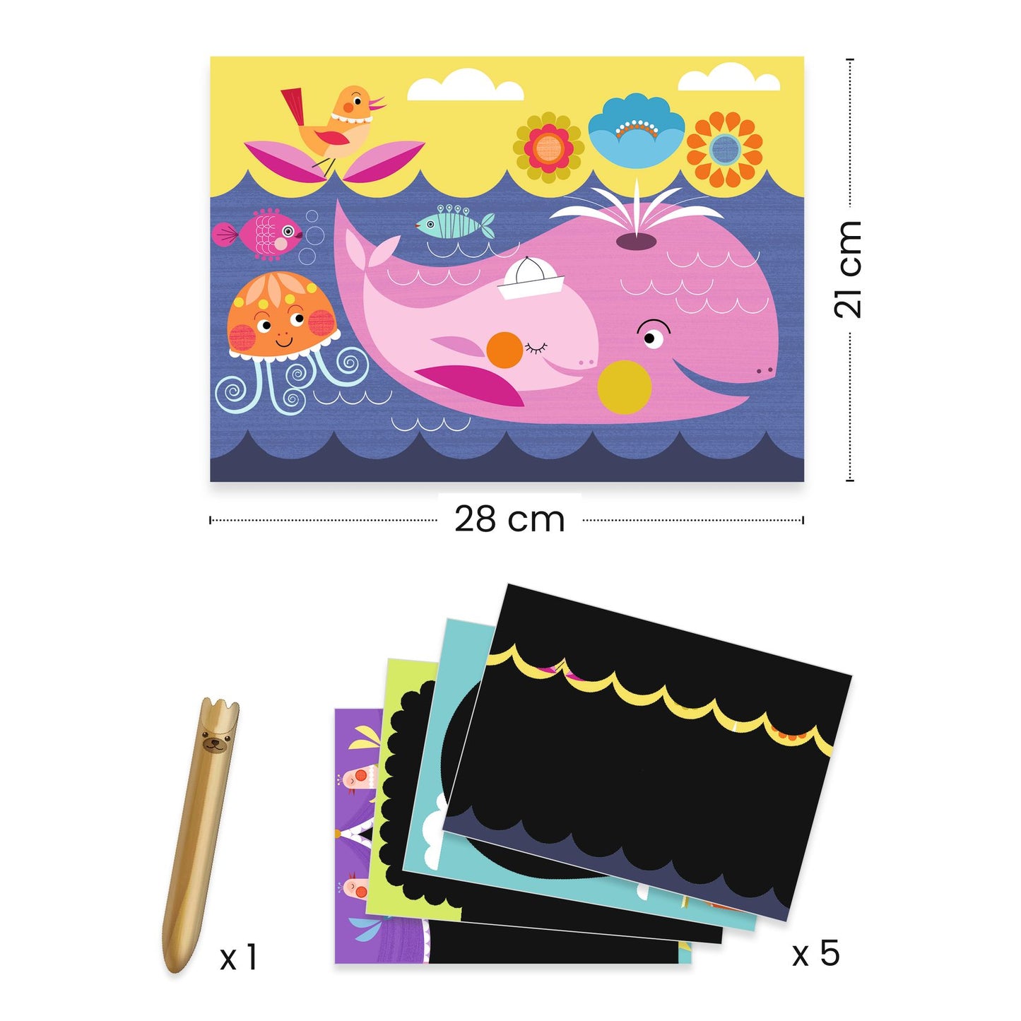 Djeco It Is Fun To Discover Scratch Cards