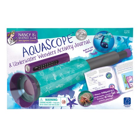 Learning Resources Nancy B's AquaScope and Underwater Wonders Activity Journal