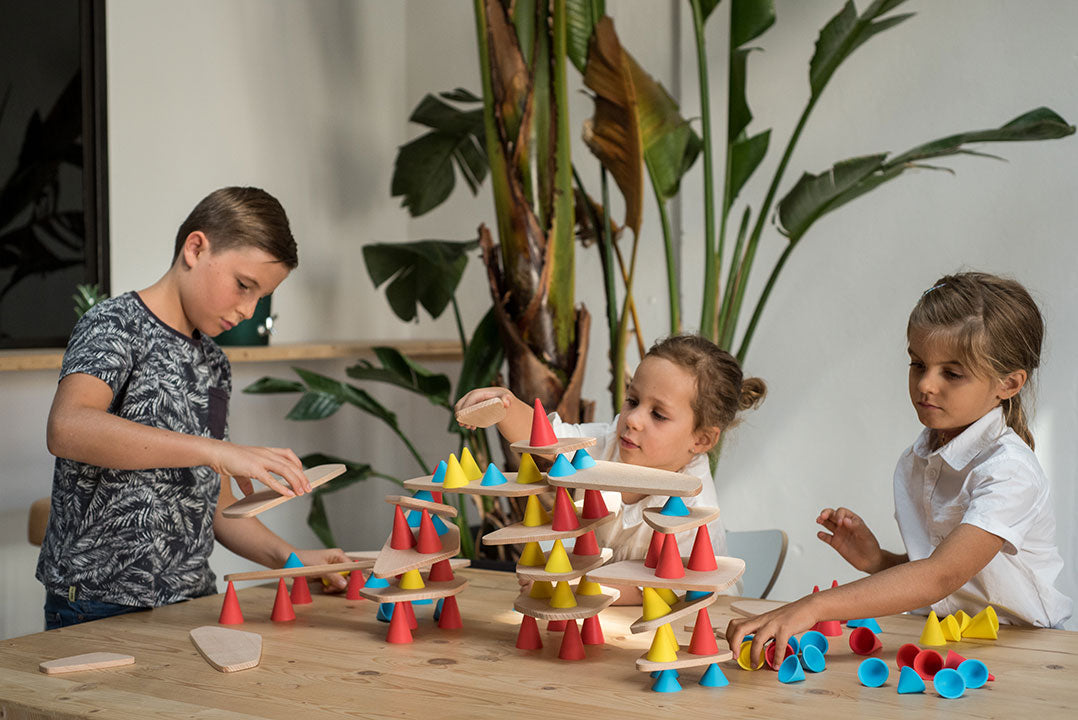 Oppi Piks 128-piece Education Set: the construction set for children