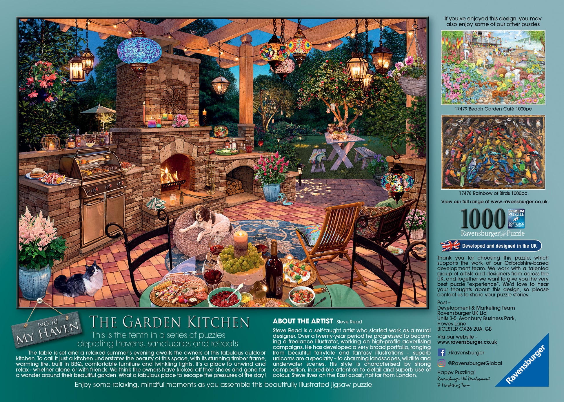 Ravensburger My Haven No.10, The Garden Kitchen 1000pc