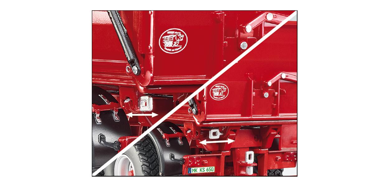Wiking 1:32 Krampe Big Body 650 S Rear/Side Tipper