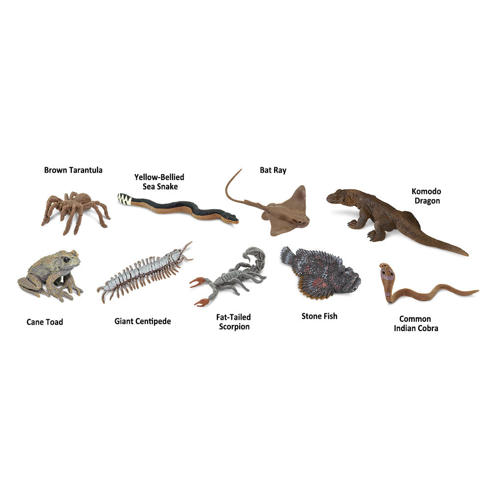 Safari Toob Venomous Creatures (9 Pieces)