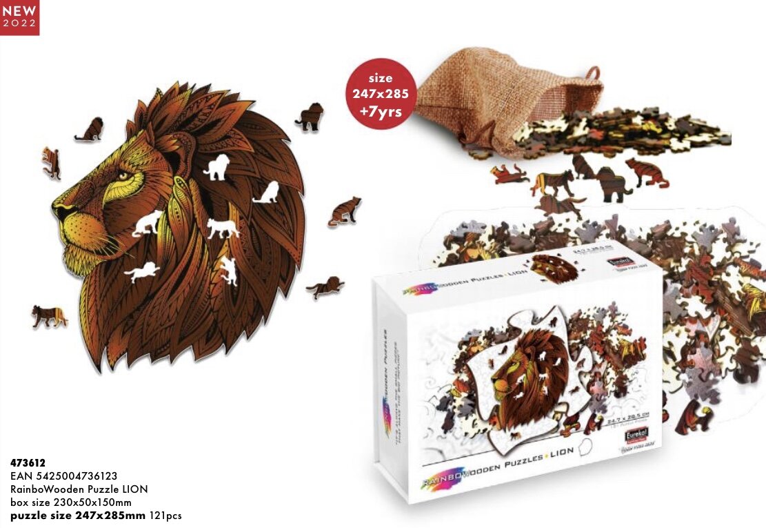 Eureka RainboWooden Puzzle Lion