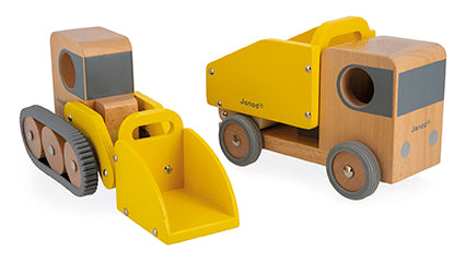 Janod Bolid - Dump Truck And Bulldozer