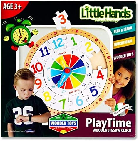 Little Hands Wooden Jigsaw Clock Puzzle