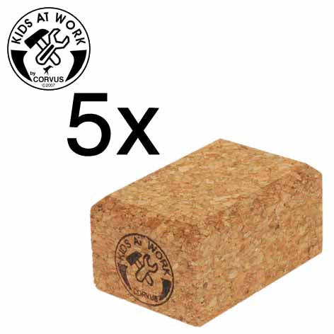 Kids At Work Sanding Blocks, 5Pcs