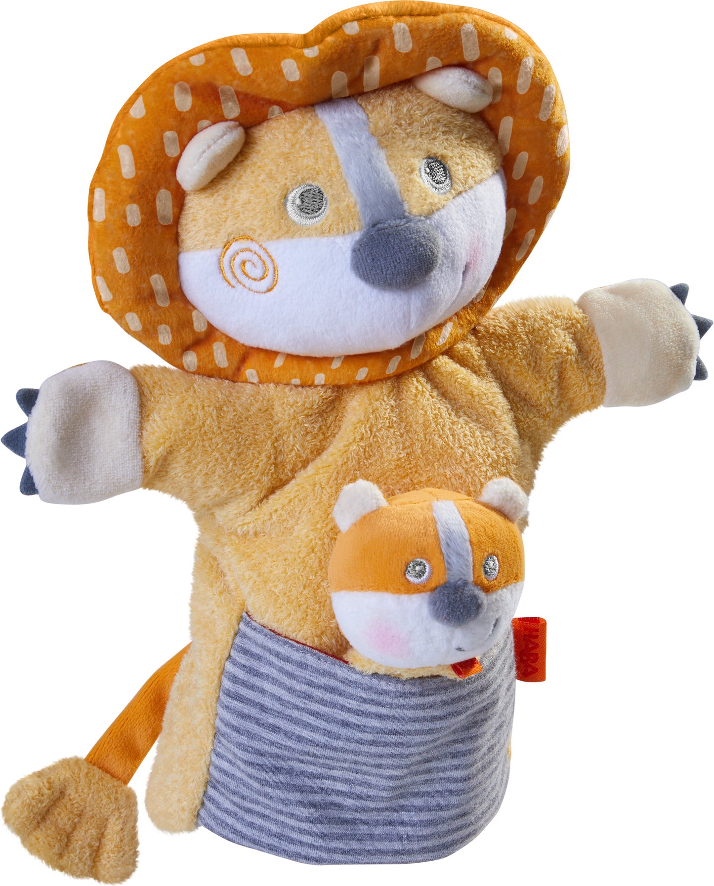 Haba Puppet Lion With Cub