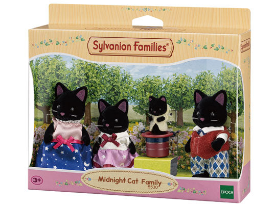 Sylvanian Families Midnight Cat Family