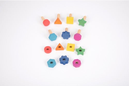 TickiT Rainbow Wooden Nuts&Bolts