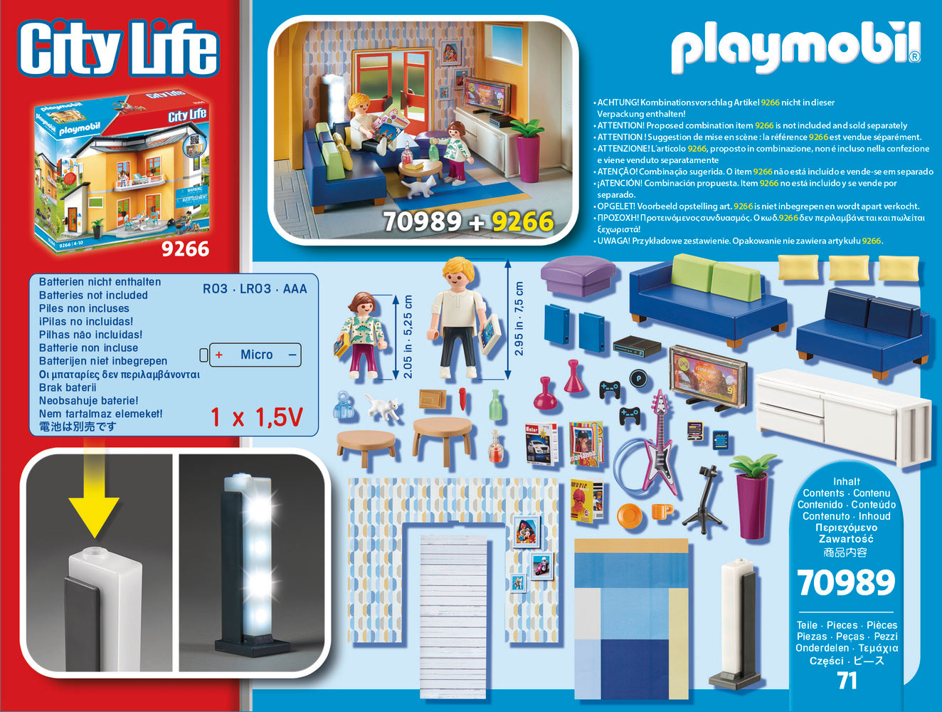 Playmobil 70989 City Life Family Room