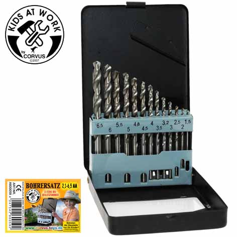 Kids At Work Drill Set, Metal Box