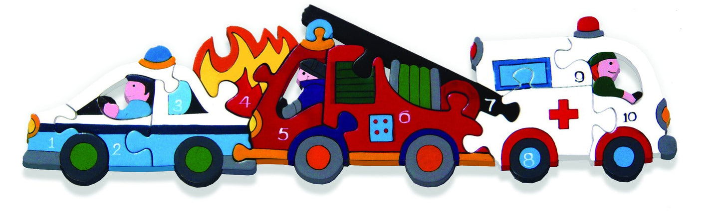 Alphabet Jigsaws Number Emergency