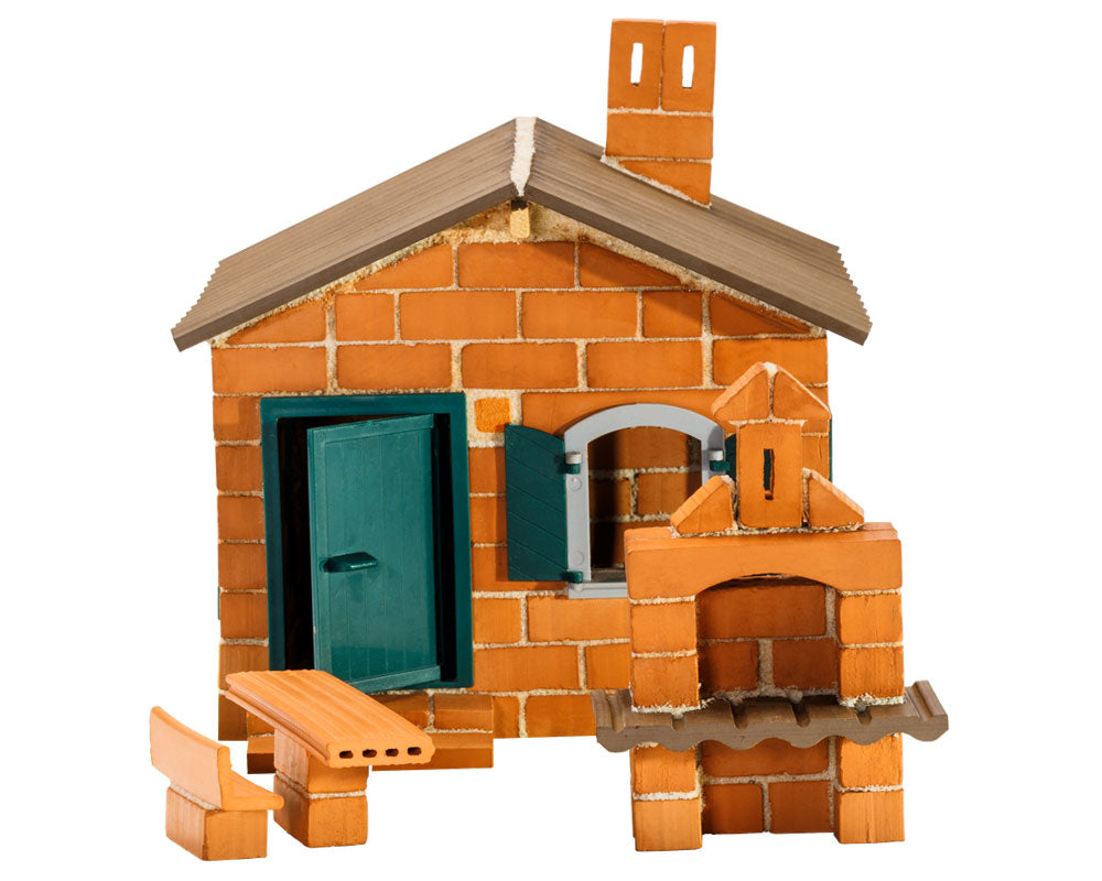 Teifoc Brick Construction Kit House With BBQ