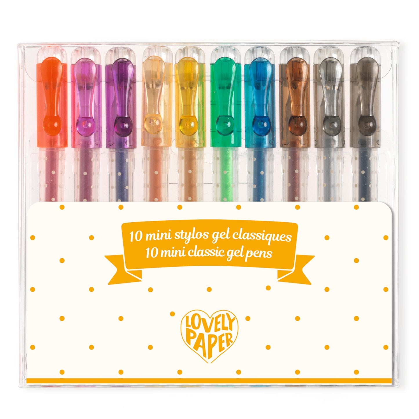 Djeco 10 Mini Gel Pens Classic