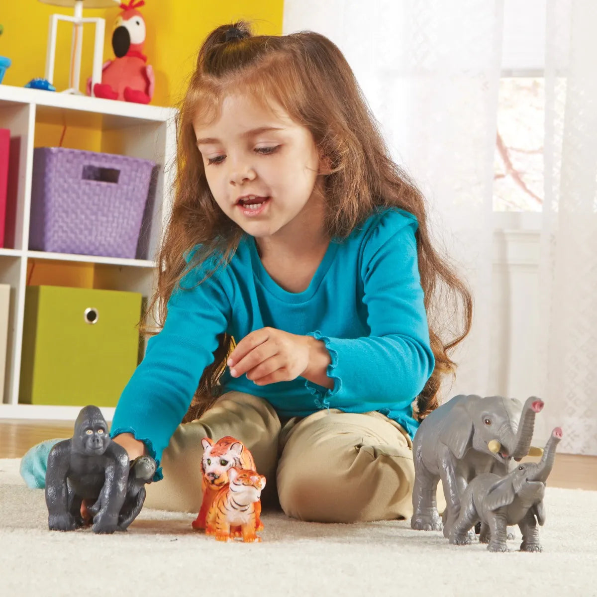 Learning Resources Jumbo Jungle Animals - Mommas And Babies