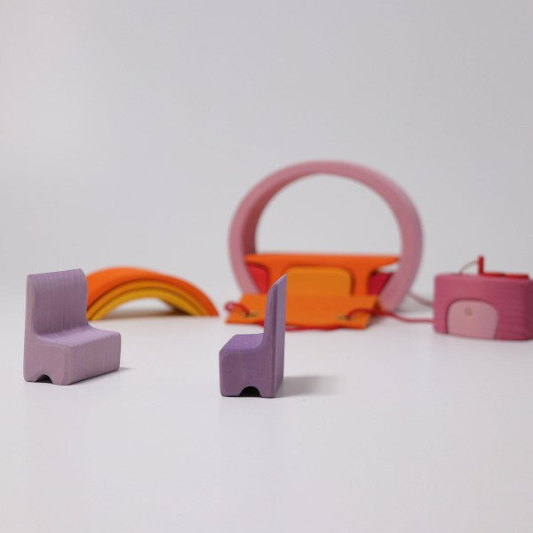 Grimms Pink-Orange Mobile Home