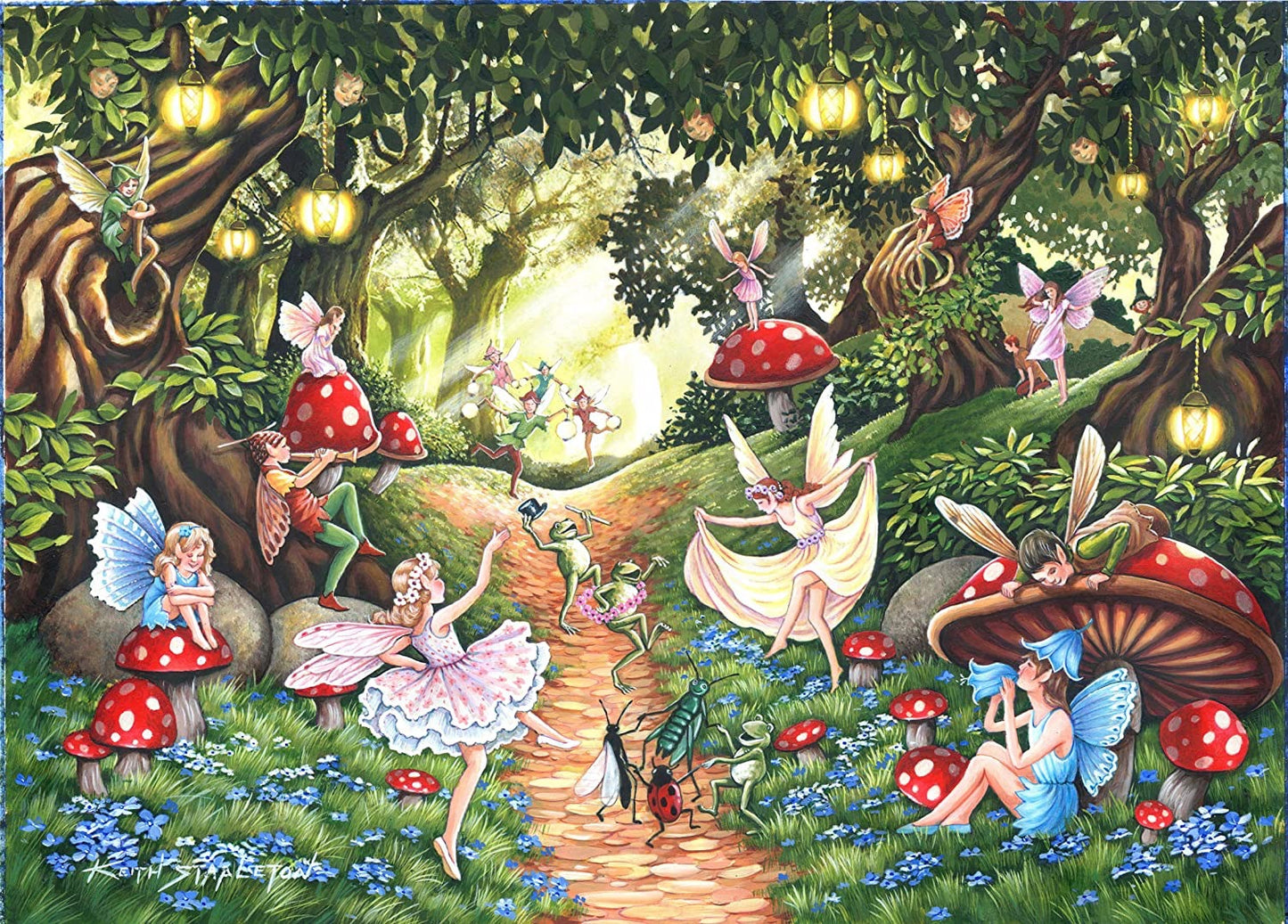 The House of Puzzles - Faerie Dell - Big 500 piece Jigsaw