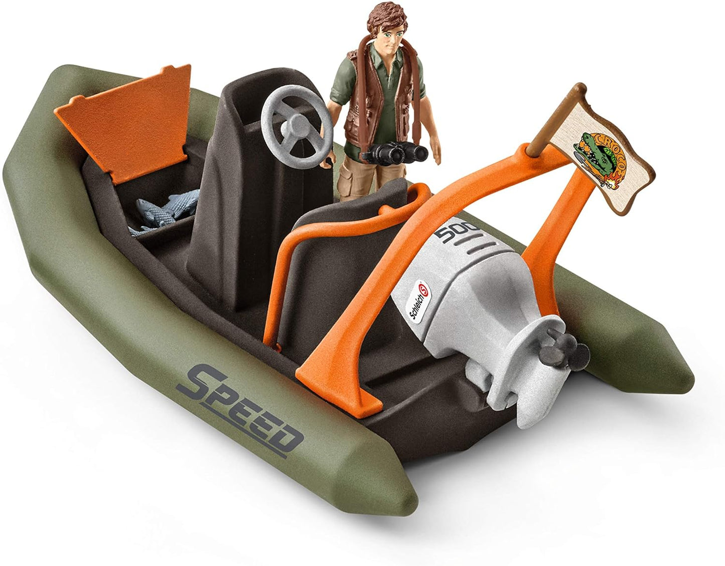 Schleich Dinghy With Ranger