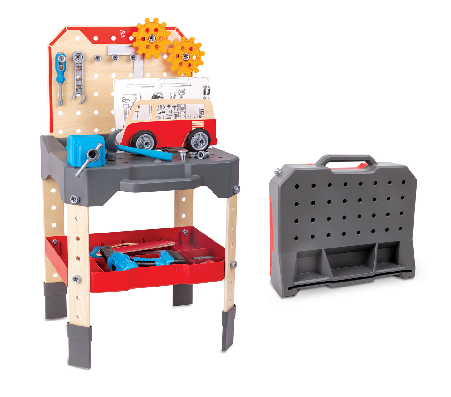 Hape Vehicle Service & Repair Workbench