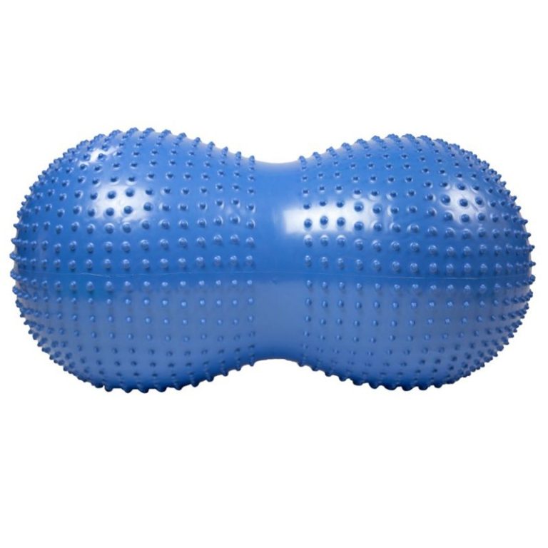Playlearn Inflatable Sensory Roller With Tactile Nubs Peanut