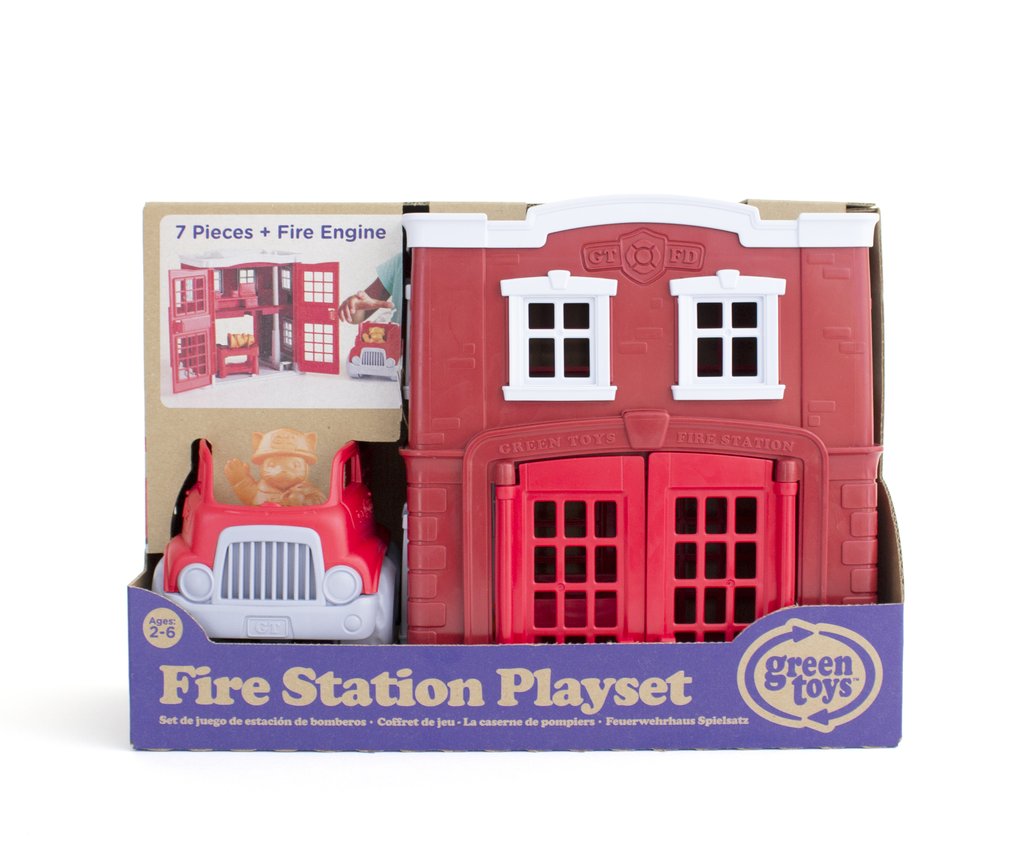 Green Toys Fire Station Playset