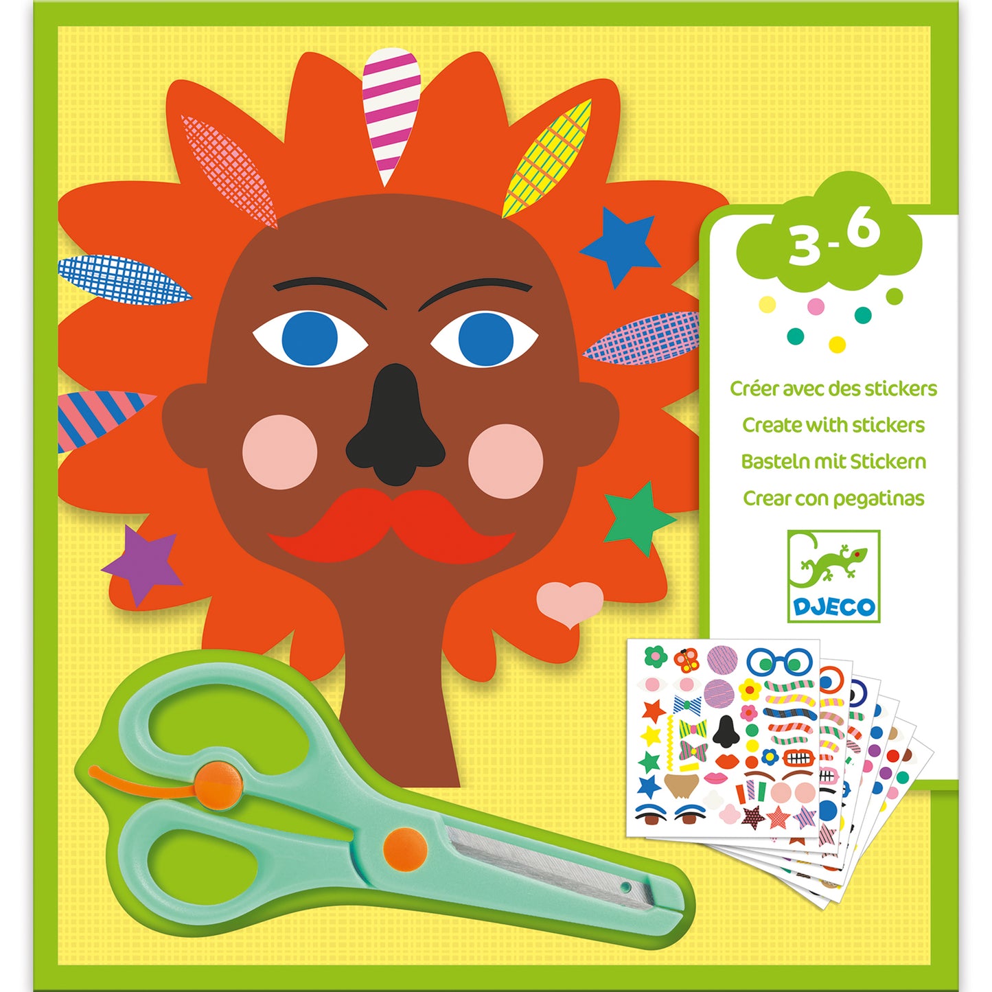 Djeco Hairdresser Create With Stickers