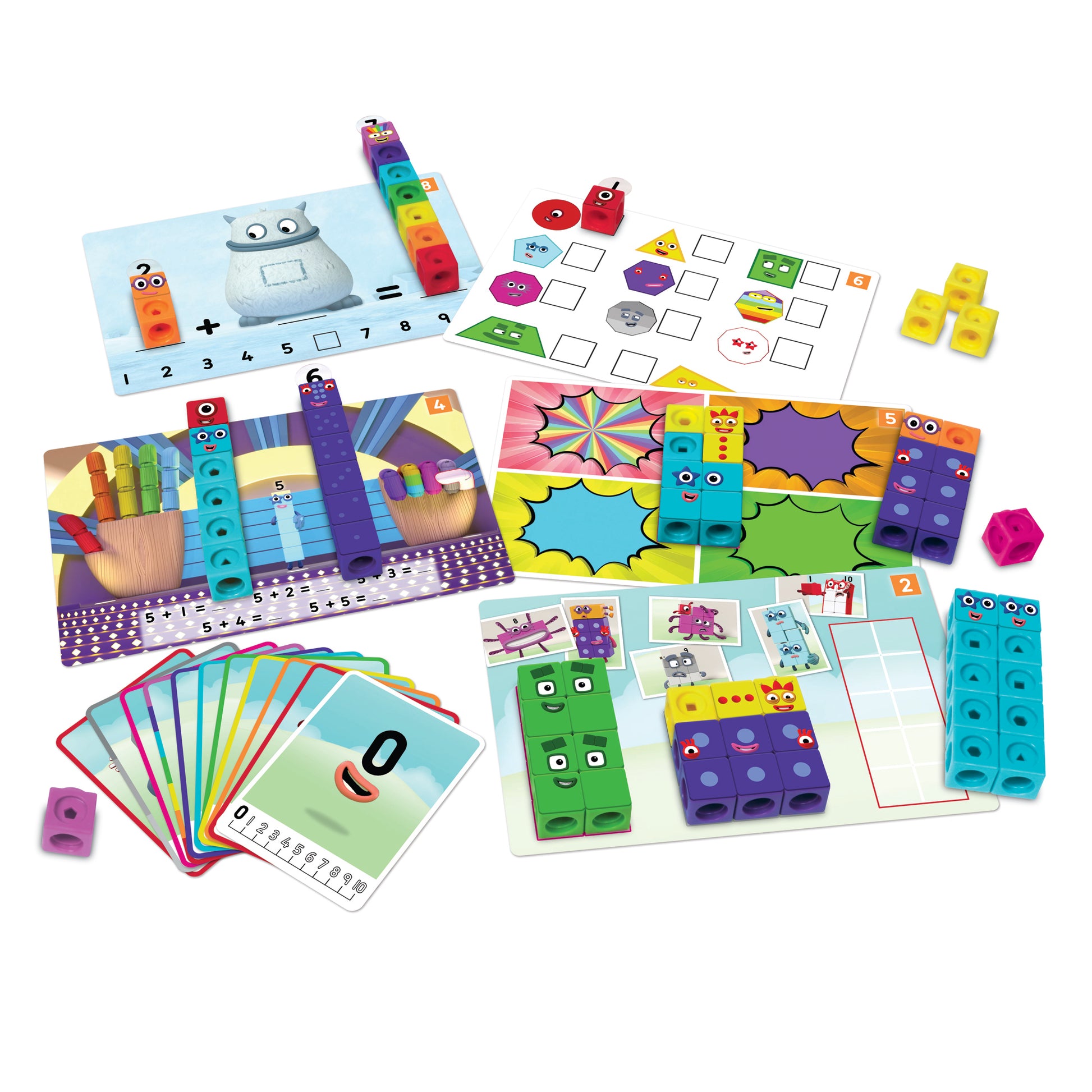 Learning Resources Mathlink® Cubes Numberblocks 1-10 Activity Set