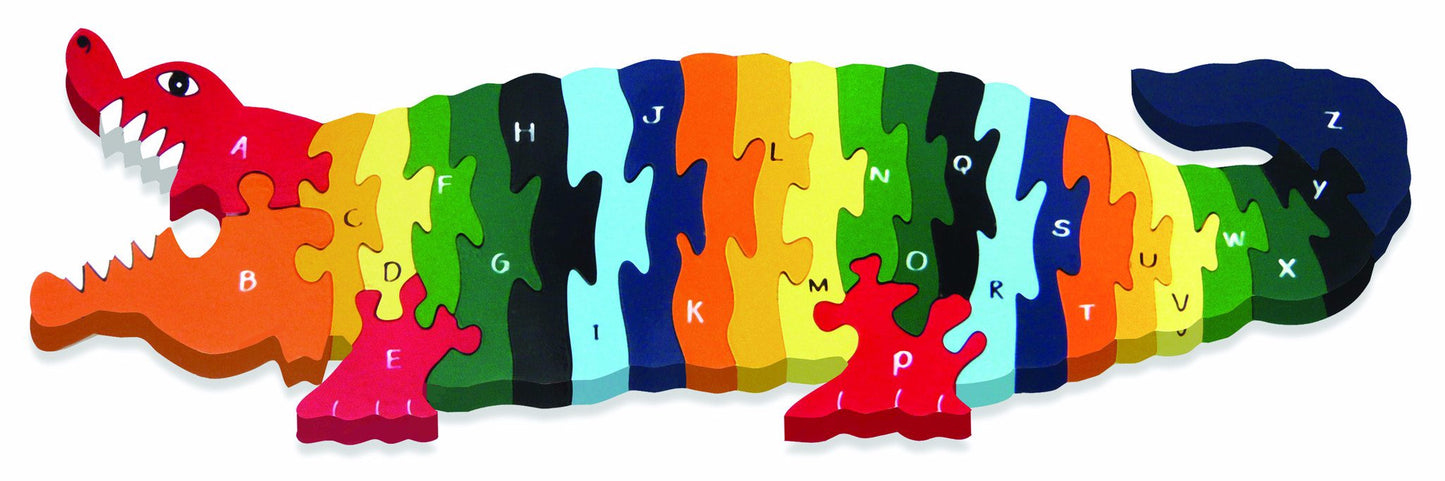 Alphabet Jigsaws Alphabet Crocodile