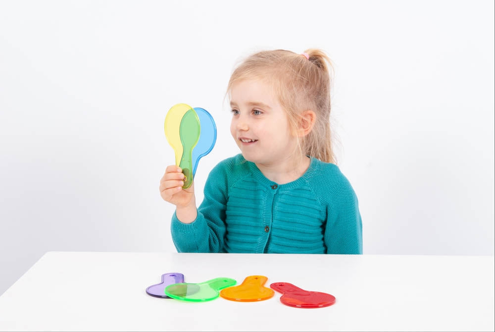 TickiT Translucent Colour Paddle Set