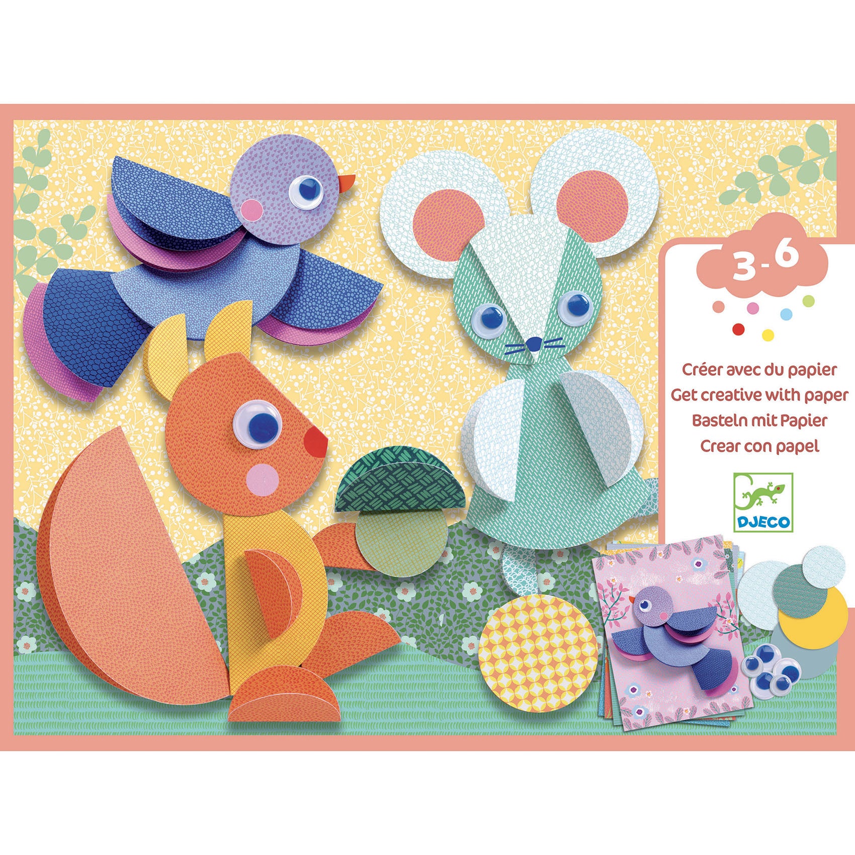 Djeco Round and Round Collages