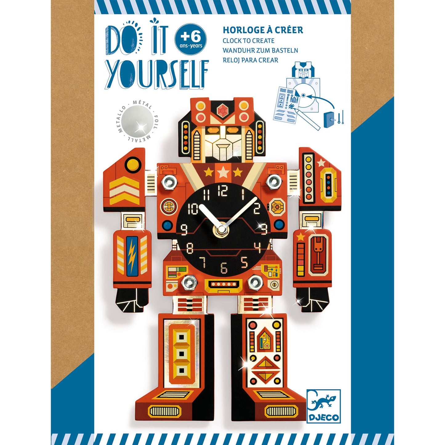 Djeco DIY Clocks To Create Robotime