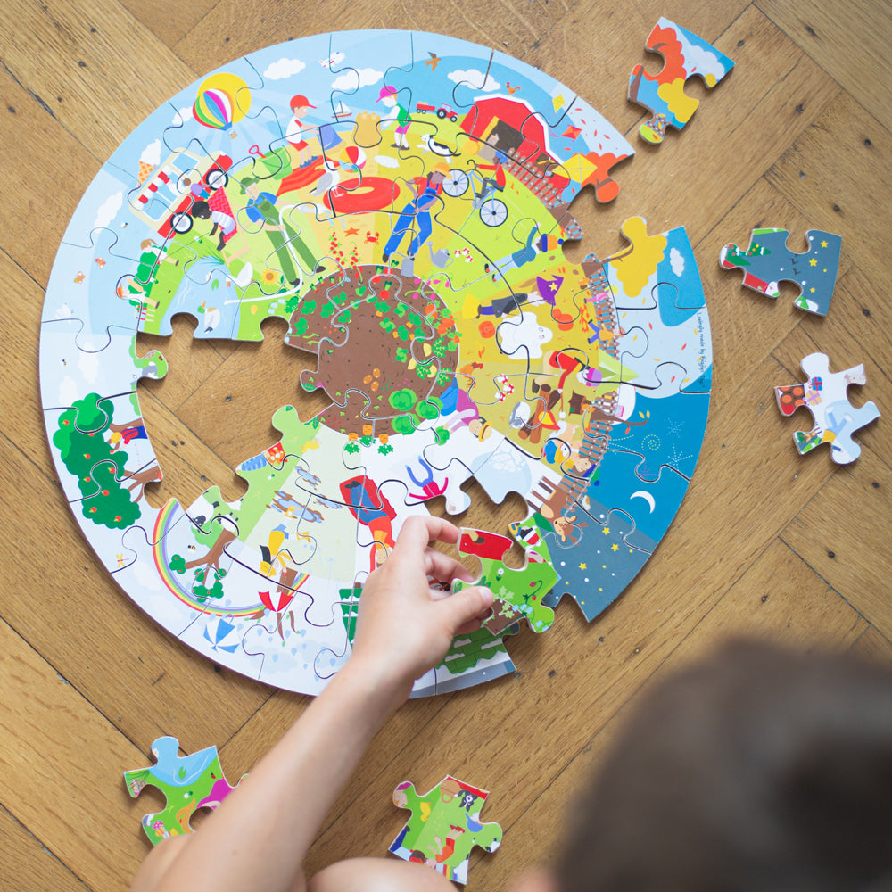 BigJigs The Four Seasons Circular Floor Puzzle