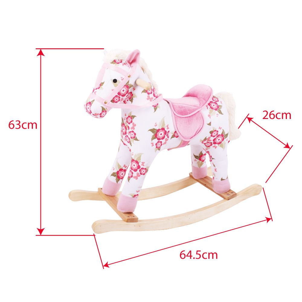 BigJigs Rocking Horse (Floral)