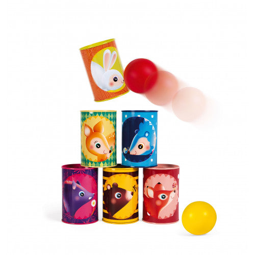Janod Forest Tumbling Cans