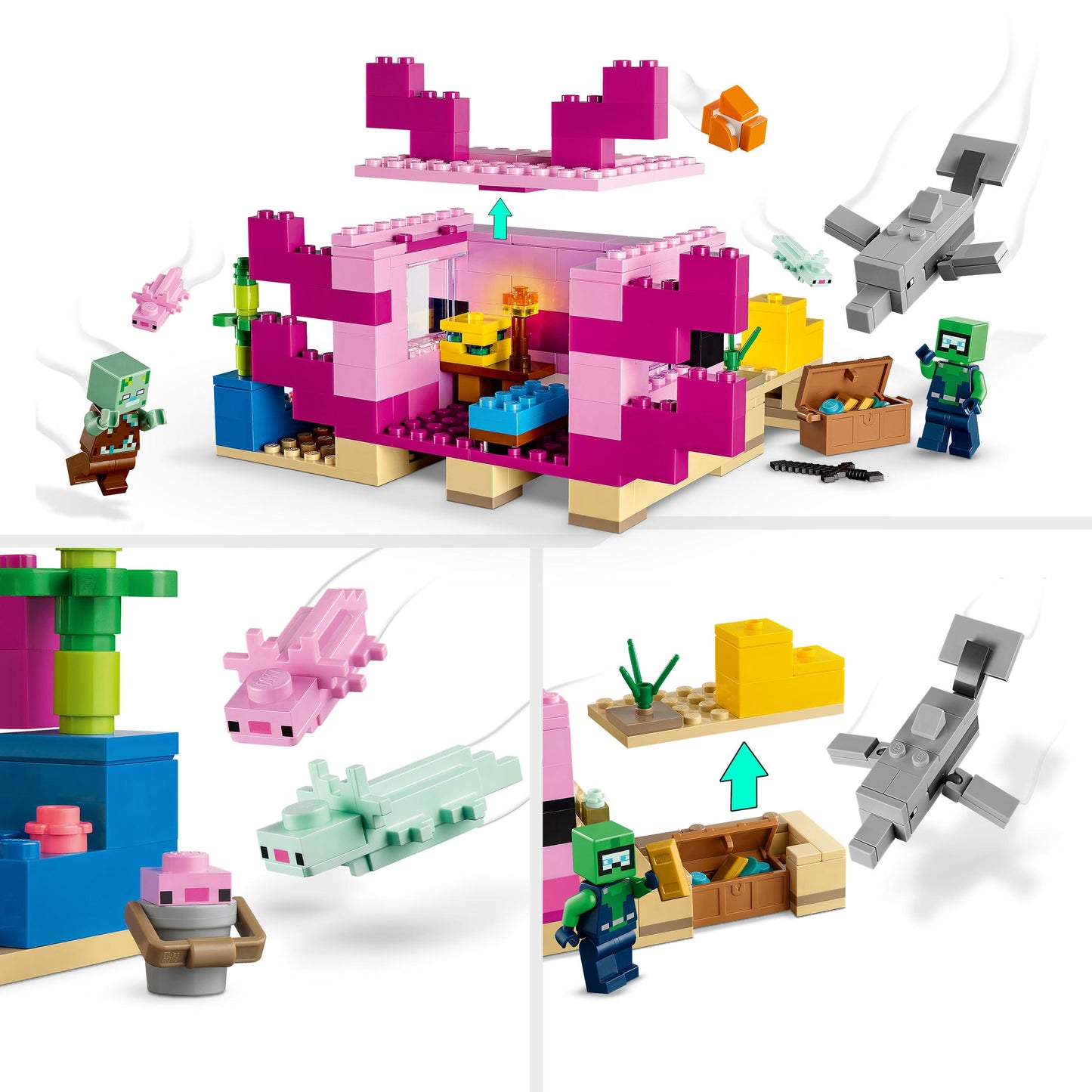 Lego Minecraft 21247 The Axolotl House