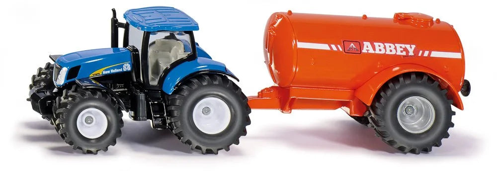 Siku 1:50 New Holland With Single Axle Abbey Tanker