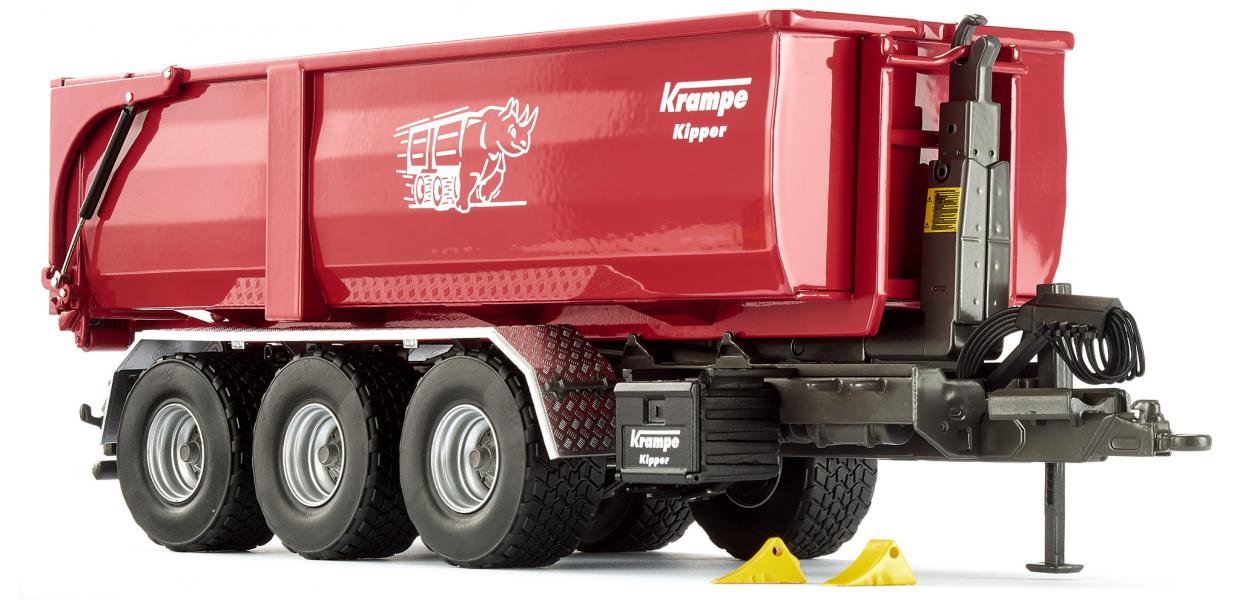Wiking 1:32 Krampe Kipper 30L with Abrollcontainer Big Body 750