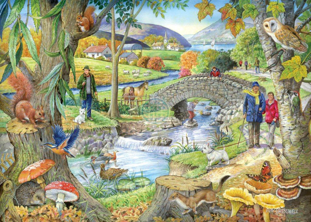 The House of Puzzles - Riverside Walk - 1000 piece Jigsaw