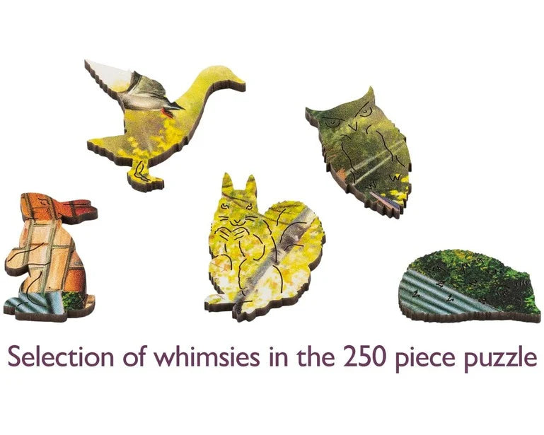 Wentworth Wooden Puzzles Wildlife Cabin - Maxi shaped puzzle 250 Pieces