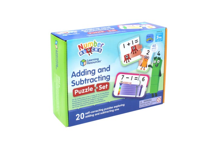 Learning Resources Numberblocks Adding and Subtracting Puzzle Set